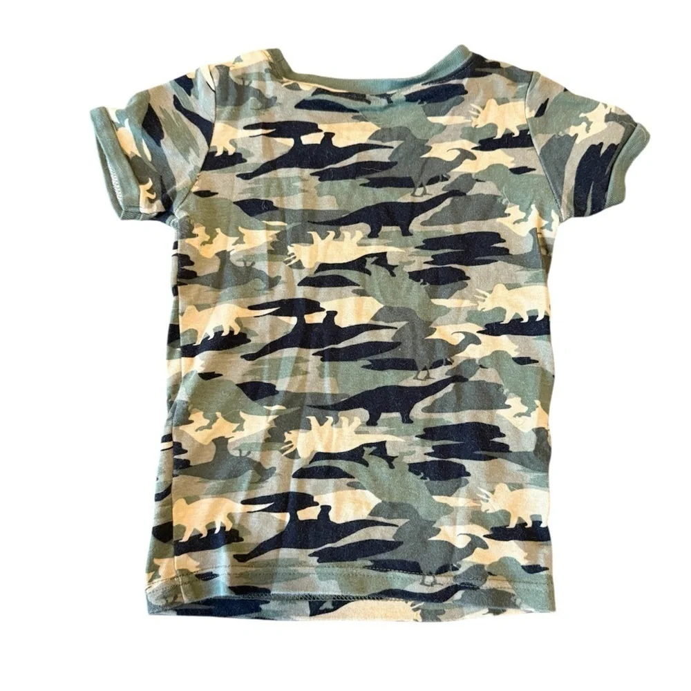 Old Navy Green Camo Kids Pajama Set
